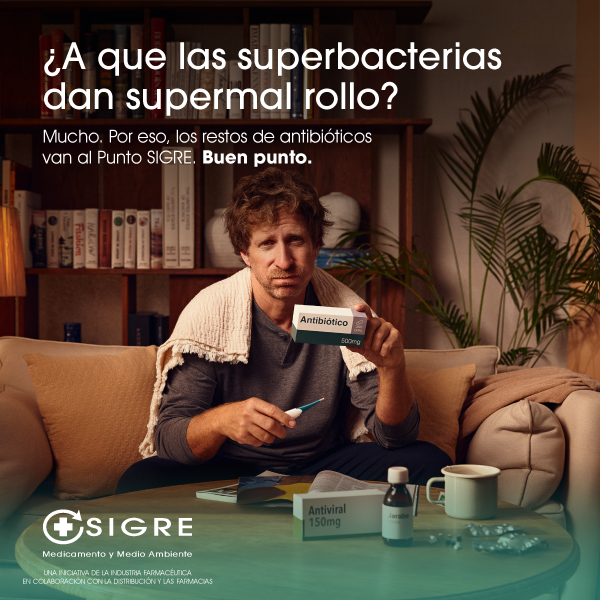 Evita las resistencias antimicrobianas. Los restos de antibióticos van al Punto SIGRE.