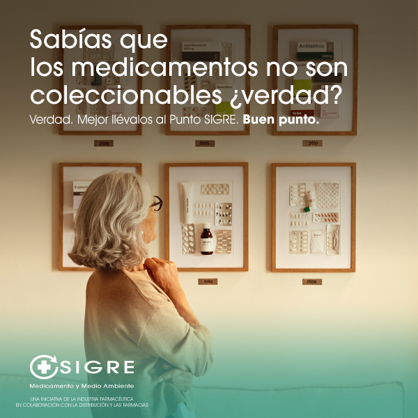 Los medicamentos no son coleccionables. Lleva los medicamentos caducados o en desuso al Punto SIGRE.